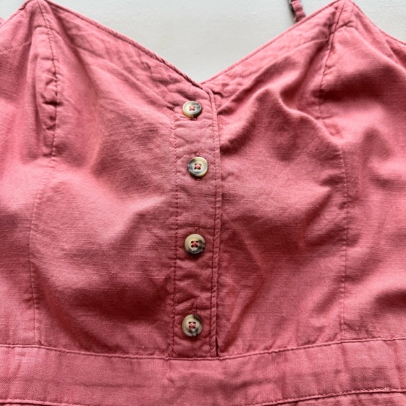 Abercrombie and Fitch Women’s Coral Shorts Romper Size M Cotton Jumpsuit - Picture 3 of 8